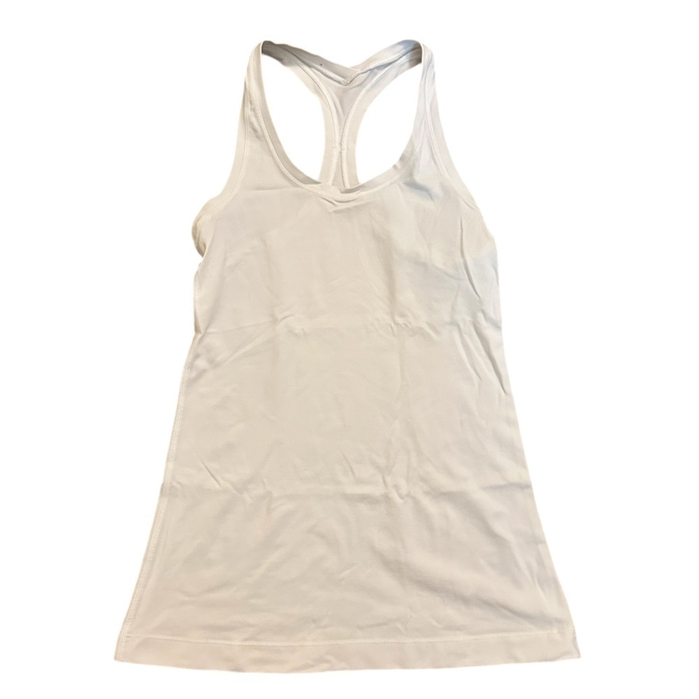 Lululemon White Size 4 Align Tank Hip Length Racerback - Picture 2 of 6